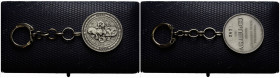 Anhänger / Pendant
 Silber / Silver 1755 - 1955 94.0 x 34.0 mm. Schliessfach-Schlüsselanhänger / Safe deposit box keychain, Legend: S IOHANNES LEV. R...