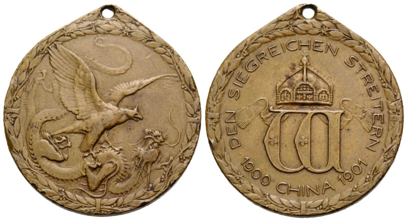 Deutschland / Germany
Wilhelm II. 1888-1918 Messingmedaille / Brass medal 1901,...