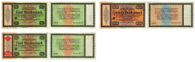 Deutschland nach/ after 1918 / Third Reich Konversationskasse für deutsche Auslandsschulden / Conversion Fund for German Foreign Debits.
 5 Reichsmar...