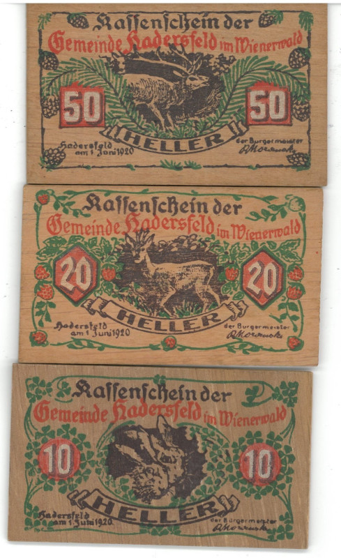 Österreich nach 1918 / Austria after 1918
 Lot 1920. Fabrik Ungarholz aus Klost...