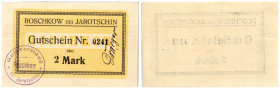Polen Notgeld
Lot 1914 / 1916 / 1917 / 1918 / 1919. Alt Deutschland / Neu Polen. 2 x Posen, Roschkow bei Jarotschin Gutscheine für 2 & 3 Mark. Posen ...