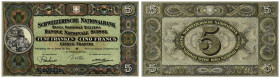 Schweiz / Switzerland Ausgaben der Schweizerischen Nationalbank ab 1907
 5 Franken 1926. 125 x 70 mm. Wilhelm Tell. 2. Emission. 2. Dezember 1926, Se...