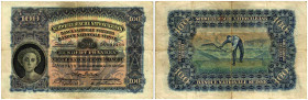 Schweiz / Switzerland Ausgaben der Schweizerischen Nationalbank ab 1907
 100 Franken 1927, Waterlow & Sons Ltd., London. 2. Emission / 2nd issue. Mäh...