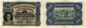 Schweiz / Switzerland Ausgaben der Schweizerischen Nationalbank ab 1907
 100 Franken 1939, Waterlow & Sons Ltd., London. 2. Emission / 2nd issue. Mäh...
