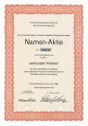 SCHWEIZ / SWITZERLAND Diverse
 Aktien 1968 / 1976 / 1991. 5 Schweizer Aktien: SLT Spar+Leihkasse Thun 1991. Starrfräsmaschinen AG Rorschacherberg Fr....