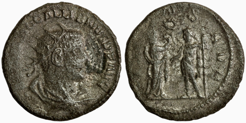 Gallienus. (255-256 AD). BI Antoninian. Antioch. Obv: IMP C P LIC GALLIENVS AVG....