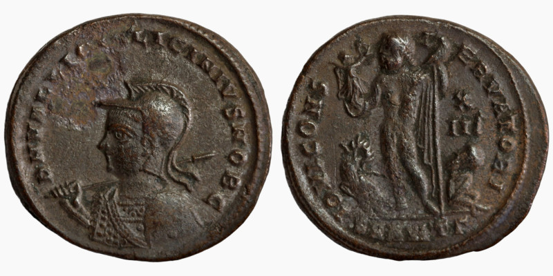 Licinius II. (317-324 AD). Follis. Antioch. Obv: D N VAL LICIN LICINIVS NOB C. h...