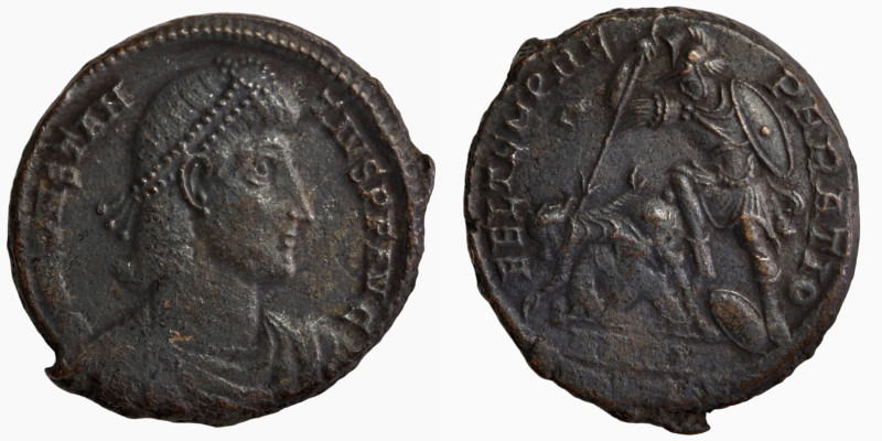 Constantinus II. (351-354 AD). Follis. Constantinople. Obv: D N CONSTANTIVS P F ...