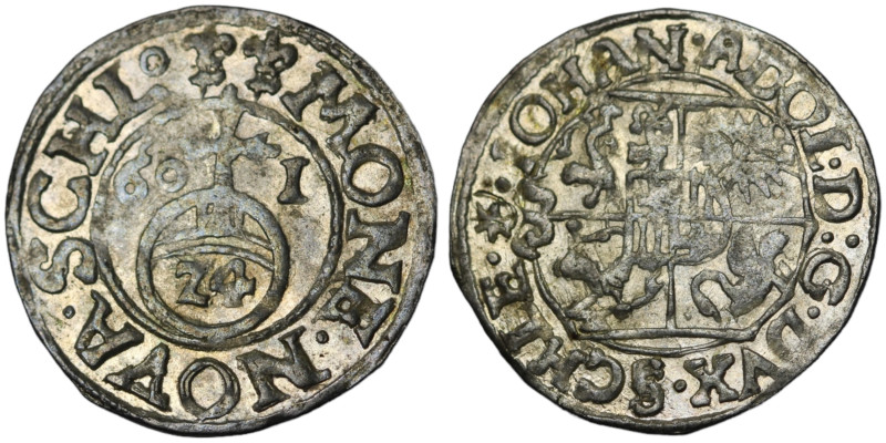 Schleswig Holstein Gottorp. Johann Adolf. (1601) 1/24 Thaler.