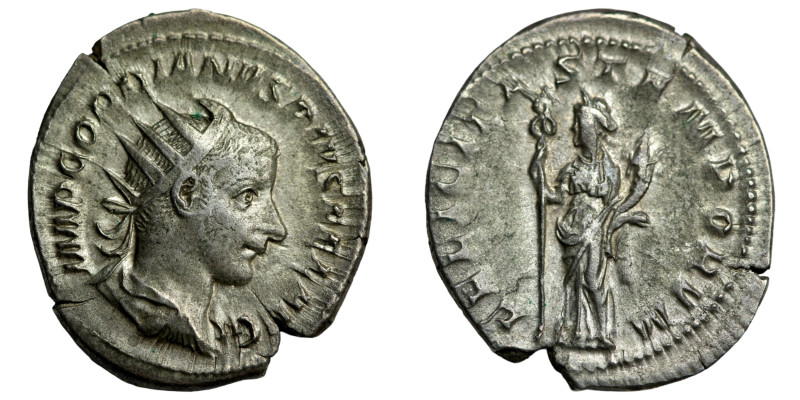 Gordian III. (243-244 AD). AR Antoninian. Rome. (24mm, 4,03g) Obv: IMP GORDIANVS...