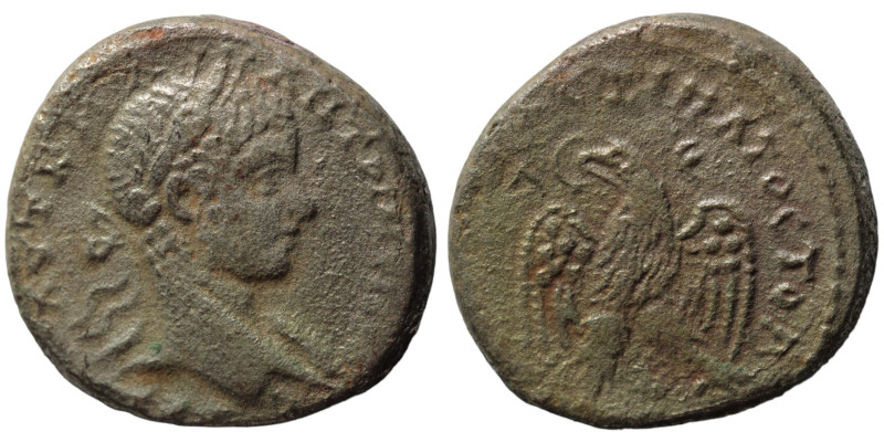 Elagabal. (218-222 AD). Billon Tetradrachm. Antioch. Obv: laureate bust of Elaga...