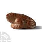 Egyptian Stone Frog Amulet