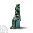 Egyptian Faience Sekhmet Amulet