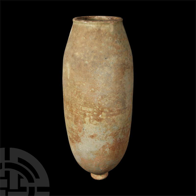 Parthian Blue Glazed Amphora-Type Vessel
2nd century B.C.-1st century A.D. or l...
