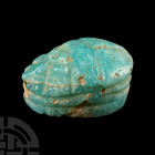Egyptian Miniature Turquoise Scarab