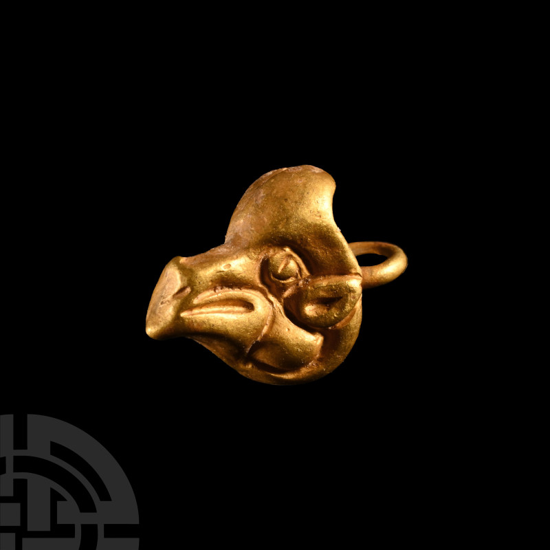 Scythian Gold Animal Head Pendant
4th-5th century B.C. Comprising a stylised he...