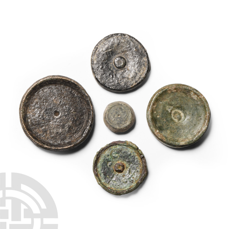 Byzantine Bronze Trade Weight Collection
Circa 8th-12th century A.D. Mixed grou...