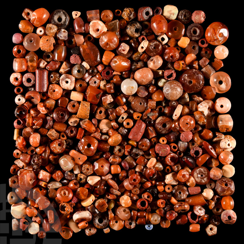 Western Asiatic Carnelian and Other Bead Collection
1st millennium B.C. and lat...