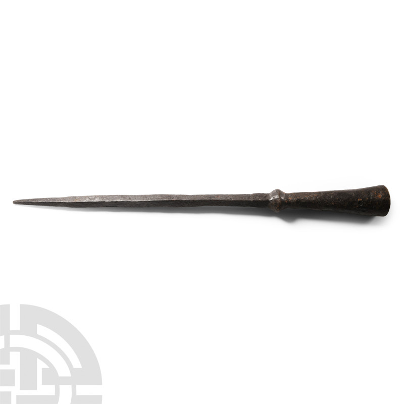 Medieval Iron Socketted Javelin
Circa 15th-16th century A.D. With square-sectio...