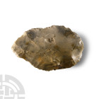 Stone Age British Acheulean Flint Bifacial Handaxe