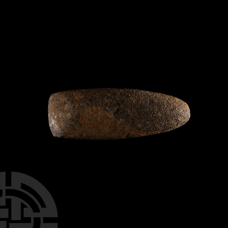 Stone Age Tenerian Culture Celt Axe
Neolithic, circa 7500-5300 B.C. Pecked and ...