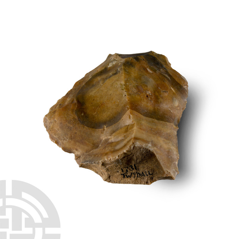 Stone Age Twydall Flint Hand Tool
Lower Palaeolithic Period, circa 400,000 B.P....