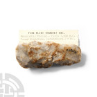 Stone Age Flint Tranchet Axe