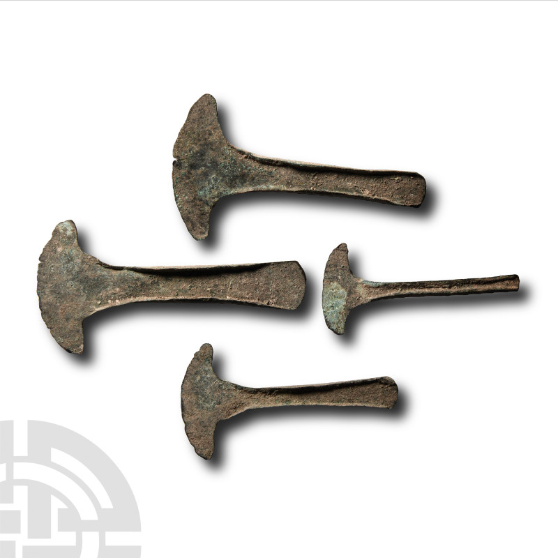 Bronze Age Miniature Graduated Votive Palstave Axehead Collection
3rd-2nd centu...