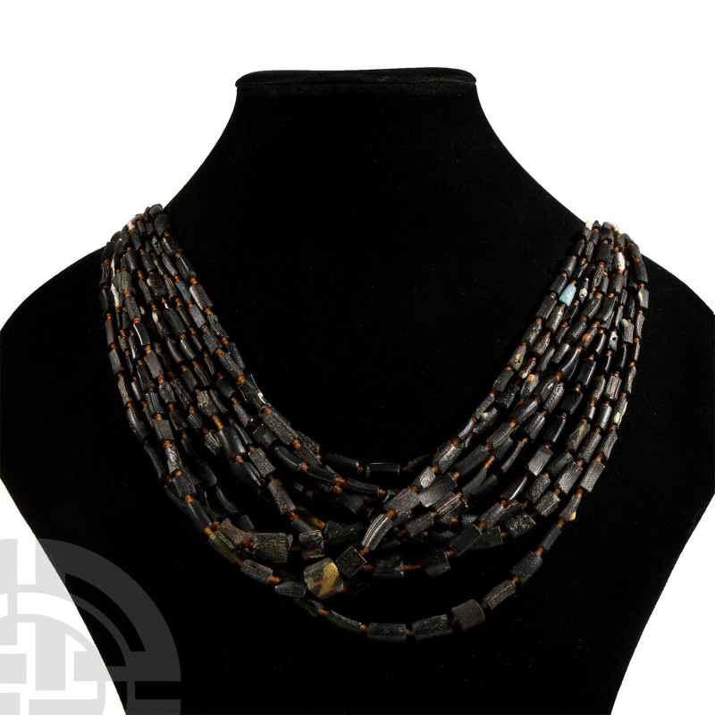 Black and Other Glass Bead Necklace Collection
20th century A.D. or earlier. Re...