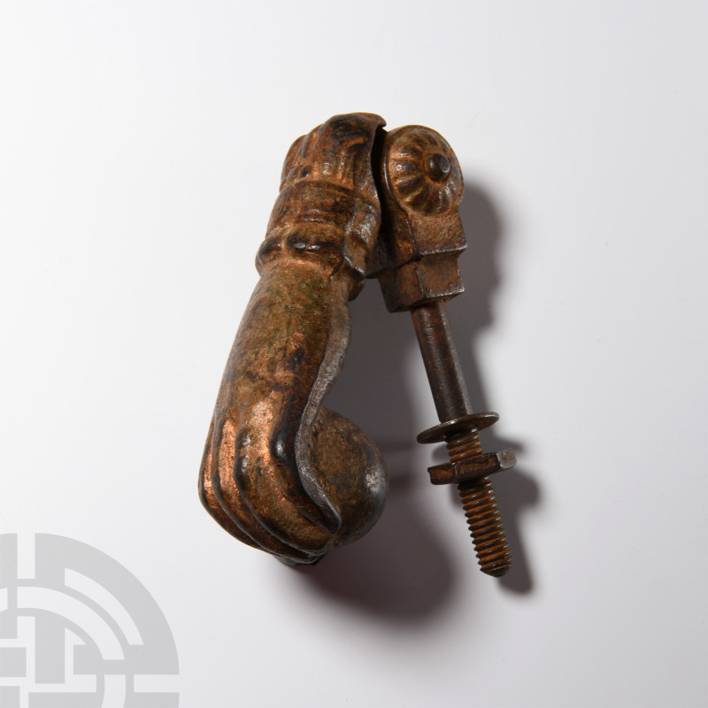 Georgian Iron Door Knocker
18th-19th century A.D. Formed as a left hand holding...