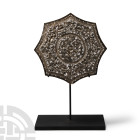South East Asian Peranakan Silver Wedding Pillow Bolster Plate