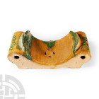 Chinese Ming Glazed Ceramic Head Rest