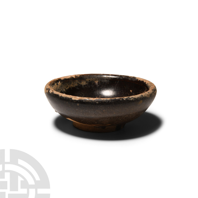 Chinese Jianyao Tea Bowl
Song Dynasty, 960-1279 A.D. With rounded rim and disco...