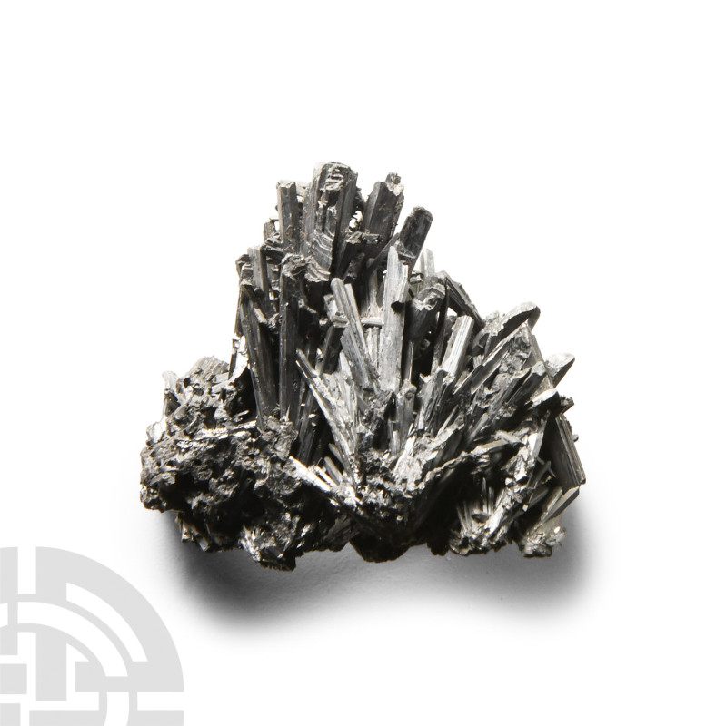 Natural History - Historic Stibnite Crystal Formation
With radiating and elonga...