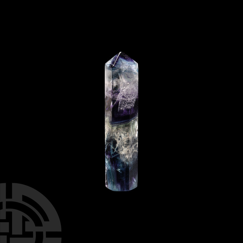 Natural History - Cut & Polished Banded Fluorite Healing Wand
Of hexagonal form...