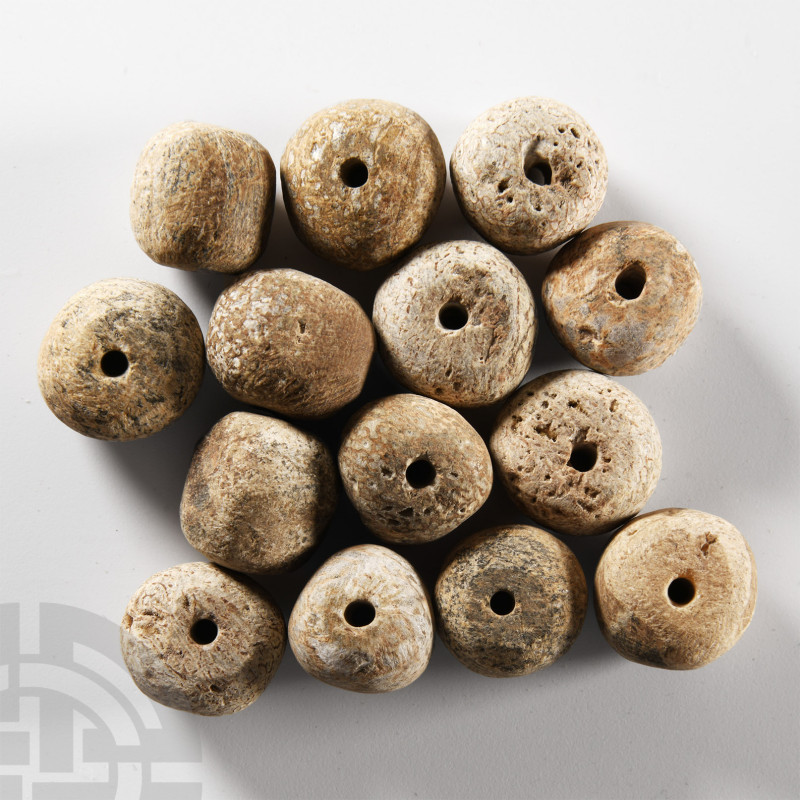 Natural History Woolly Mammoth Bone Bead Group
Devensian Period, 110,000-12,000...