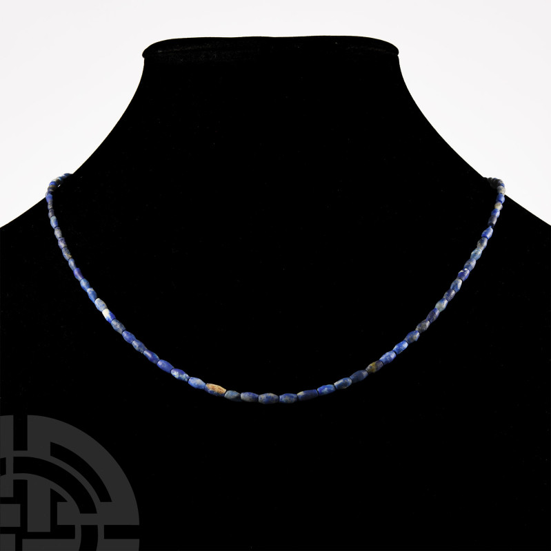 Natural History - Lapis Lazuli Bead Necklace String
20th century A.D. or earlie...