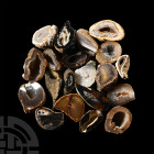 Natural History - Polished Agate Crystal Geode Half Group [20]