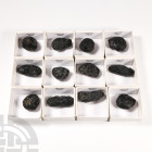 Natural History - Boxed Meteorite Crater Tektite Specimen Collection [12]