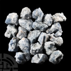 Natural History - Large Blue Calcite Mineral Specimen Group [20]