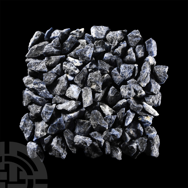 Natural History - Deep Blue Sodalite Mineral Specimen Group [50]
Comprising var...