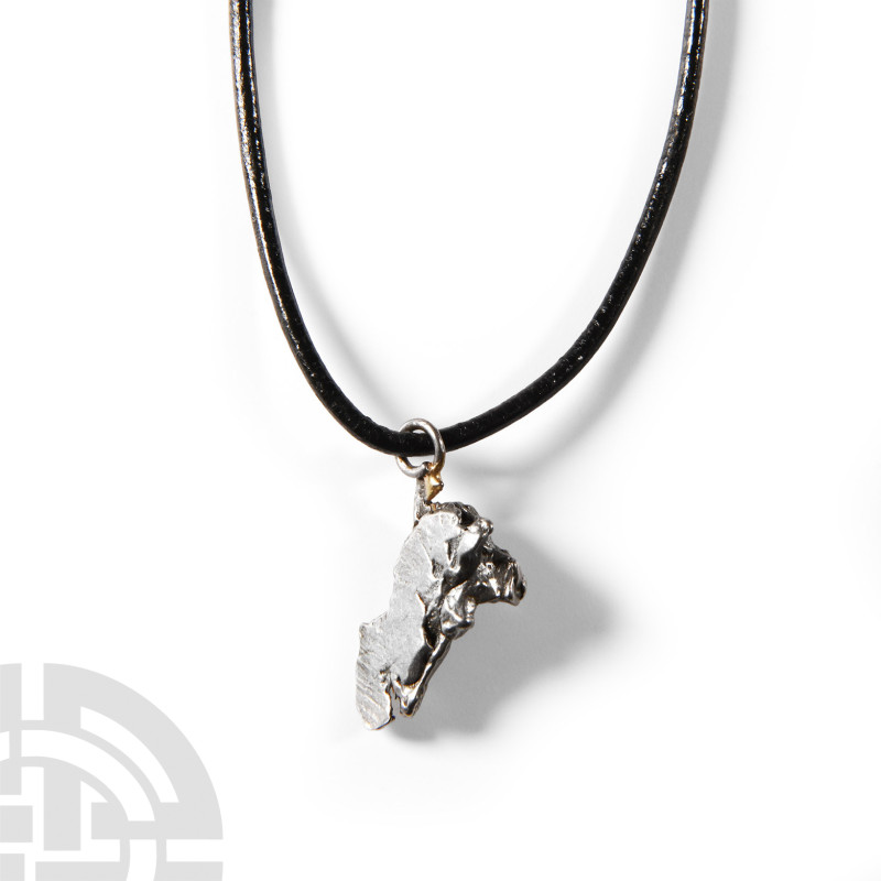 Natural History - Campo Del Cielo Iron Meteorite Necklace
Fell 6000-5000 years ...