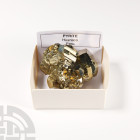 Natural History - Boxed Pyrite Crystal 'Paper Weight'