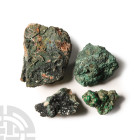 Natural History - Historic Malachite Mineral Formation Collection