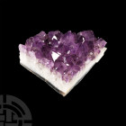 Natural History - Amethyst Crystal Geode Section