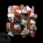 Natural History - Mixed Cut and Polished Mineral Gaming Token Group [50]