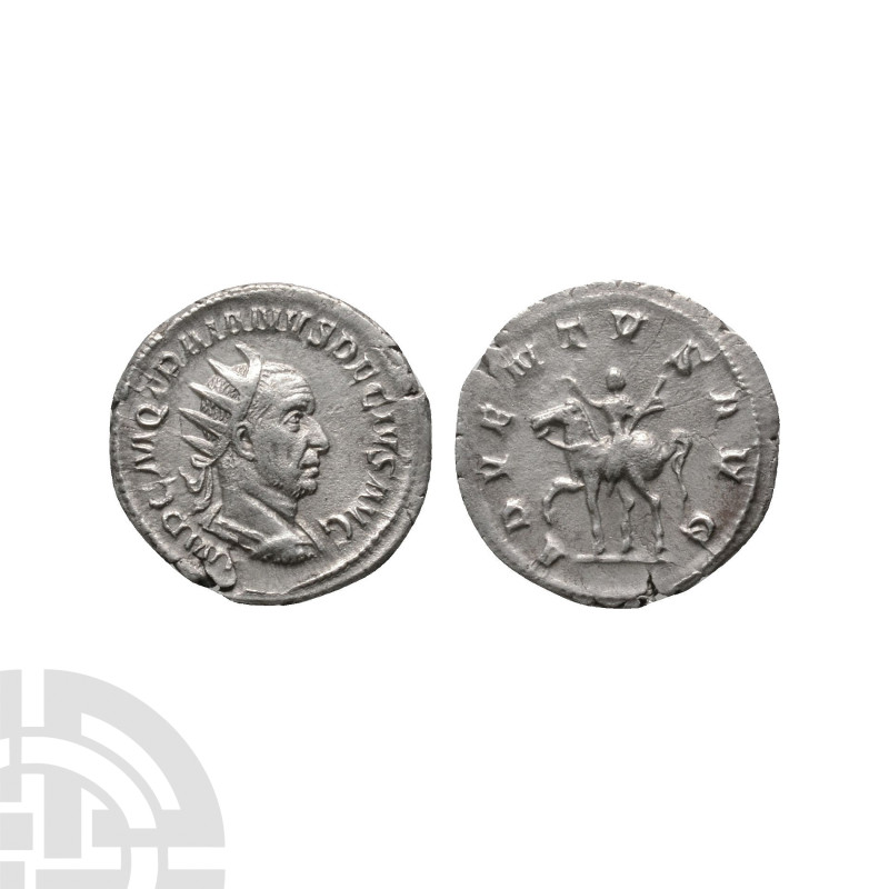 Ancient Roman Imperial Coins - Trajan Decius - Emperor Riding AR Antoninianus
2...