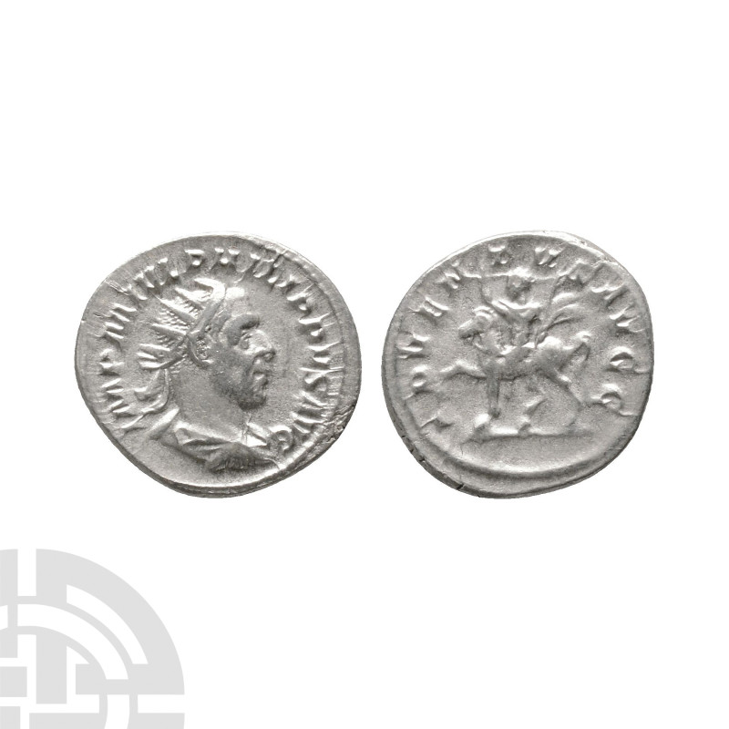 Ancient Roman Imperial Coins - Philip I - Emperor Riding Antoninianus
245 A.D. ...