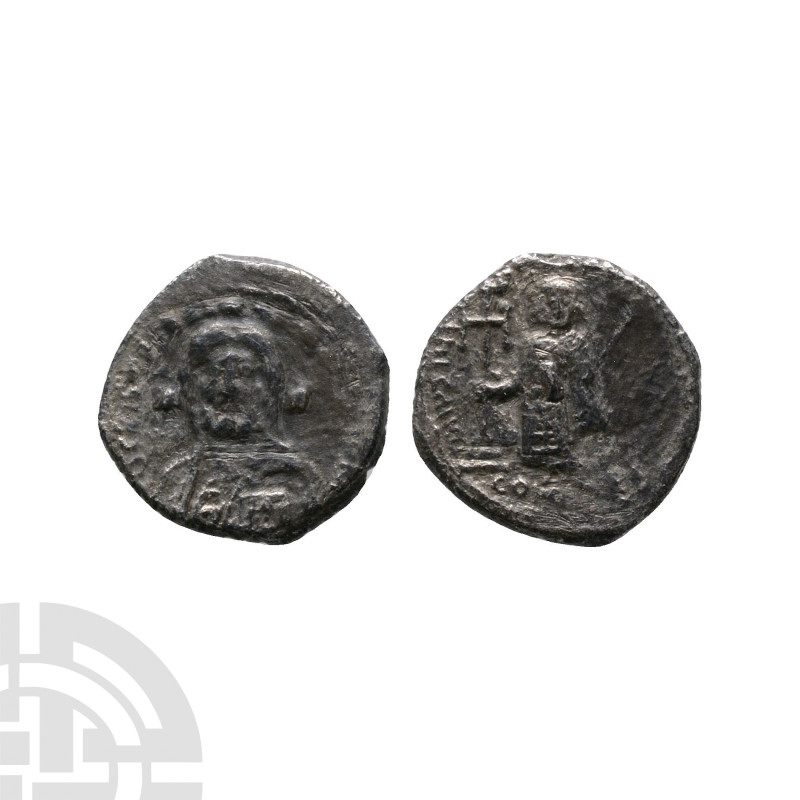 Ancient Byzantine Coins - Constantinople - Justinian II - AR Hexagram
685-695 A...