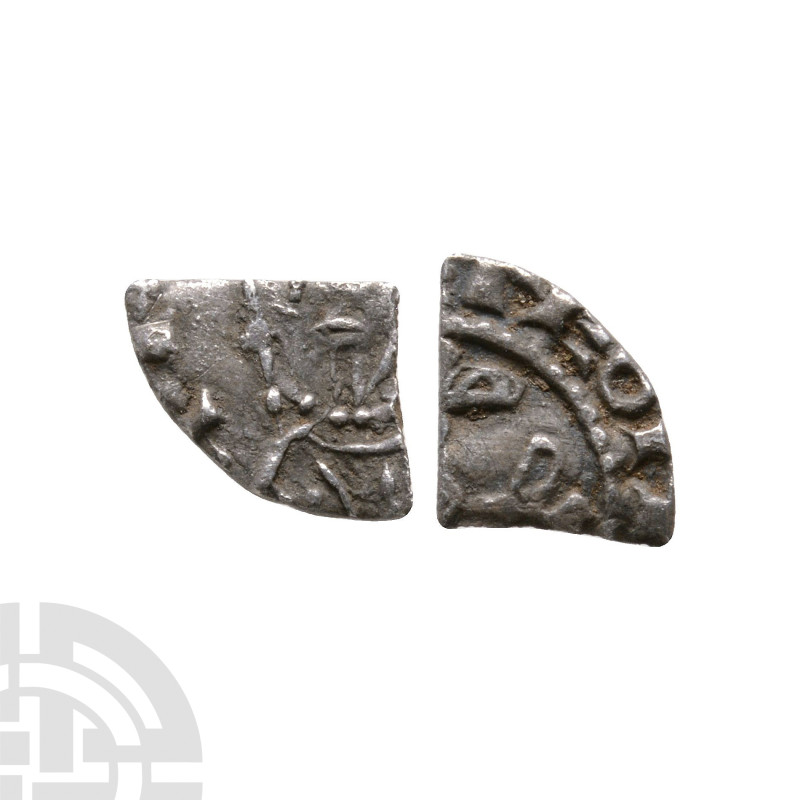 English Medieval Coins - William I - Profile Left Type - AR Cut Farthing
Circa ...